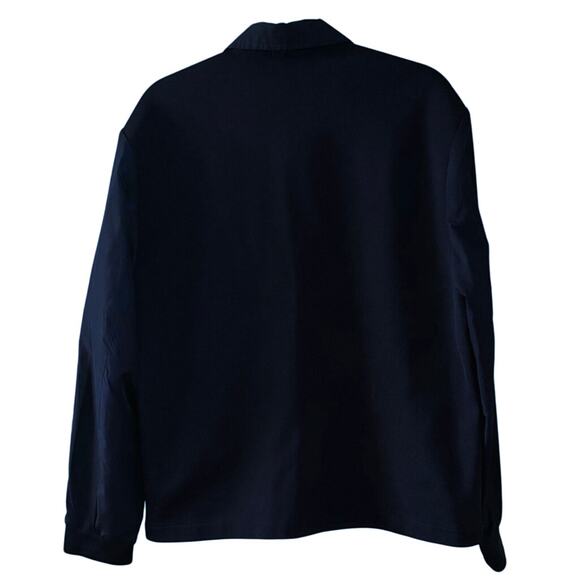Jos A Bank 1905 Size L Tailored Fit Navy Blue Jacket Windbreaker Mixed Material - Picture 2 of 7